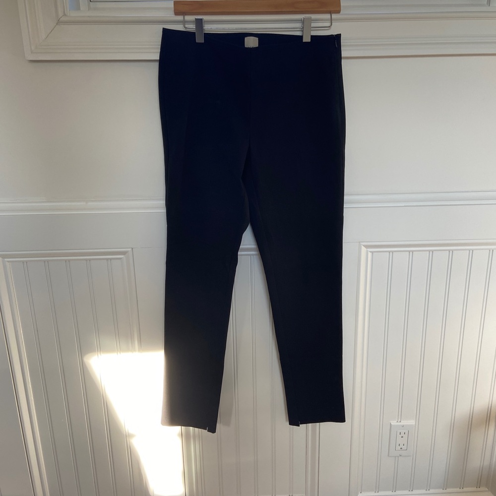 Ecru Women's Ankle Length Flat Front Trousers (6)